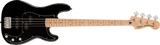 Paquete Bajo Eléctrico Squier Affinity Series Precision Bass PJ Pack, Maple Fingerboard, Black, Funda, Rumble 15