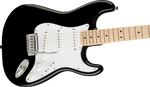 Guitarra Eléctrica Squier Affinity Series Stratocaster, Maple Fingerboard, White Pickguard, Black