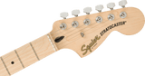 Guitarra Eléctrica Squier Affinity Series Stratocaster, Maple Fingerboard, White Pickguard, Black