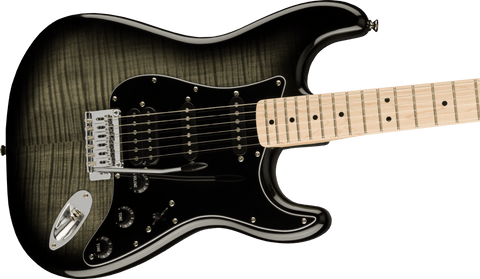 Guitarra Eléctrica Squier Affinity Series Stratocaster FMT HSS, Black Burst