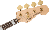 Bajo Eléctrico Squier 40th Anniversary Jazz Bass, Gold Edition, Ruby Red Metallic