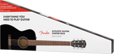 Guitarra Acústica Fender CC-60S Concert Pack V2, Black