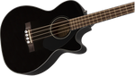 Bajo Electroacústico Fender CB-60SCE Bass, Laurel Fingerboard, Black