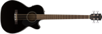 Bajo Electroacústico Fender CB-60SCE Bass, Laurel Fingerboard, Black