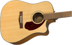 Guitarra Electroacústica Fender CD-140SCE Dreadnought, Walnut Fingerboard, Natural w/case