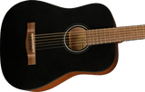 Guitarra Acústica Fender FA-15 3/4 Scale Steel with Gig Bag, Walnut Fingerboard, Black