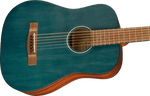 Guitarra Acústica Fender FA-15 ,escala 3/4,con funda, Blue