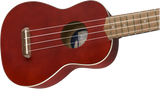 Ukulele Fender Venice Soprano, Cherry