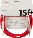 Cable Fender Original Series Instrument Cable, 4.5m , Fiesta Red