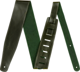 Tahalí Fender Broken-In Leather Strap, Green 2.5"