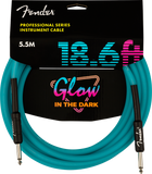 Cable Fender Professional Glow in the Dark , Blue, 5.5m