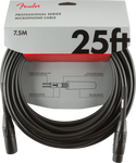 Cable Fender para micrófono Professional Series , 7.5m, negro