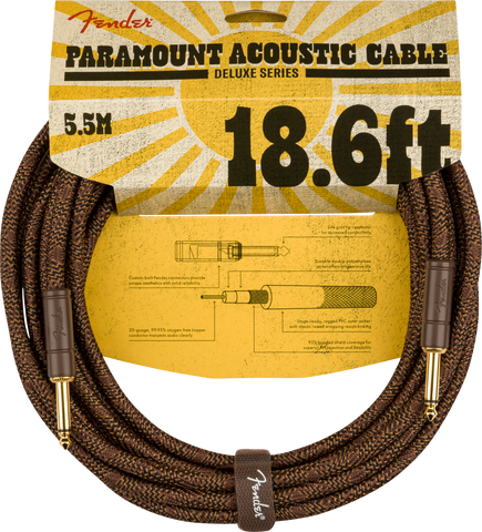Cable para instrumento Fender Paramount (5.5m)