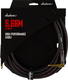 Cable para Instrumento, Jackson High Performance BLK/RED (6.66 m)