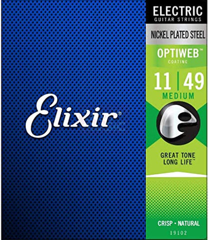 Cuerdas Elixir Optiweb Medium 11-49
