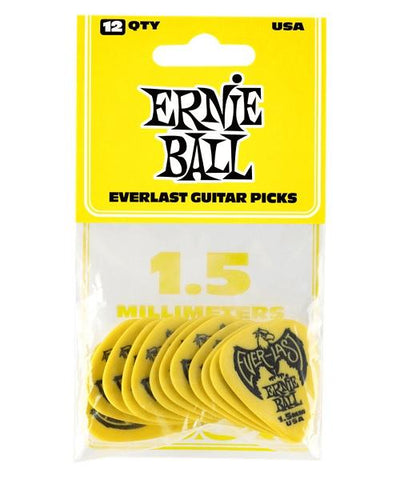 Plumillas Ernie Ball Everlast 1.50 (12pzs)