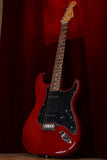 Guitarra Fender Noventa Stratocaster, Pau Ferro Fingerboard, Crimson Red Transparent