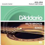 Juego de cuerdas D'ADDARIO EZ920 12-54